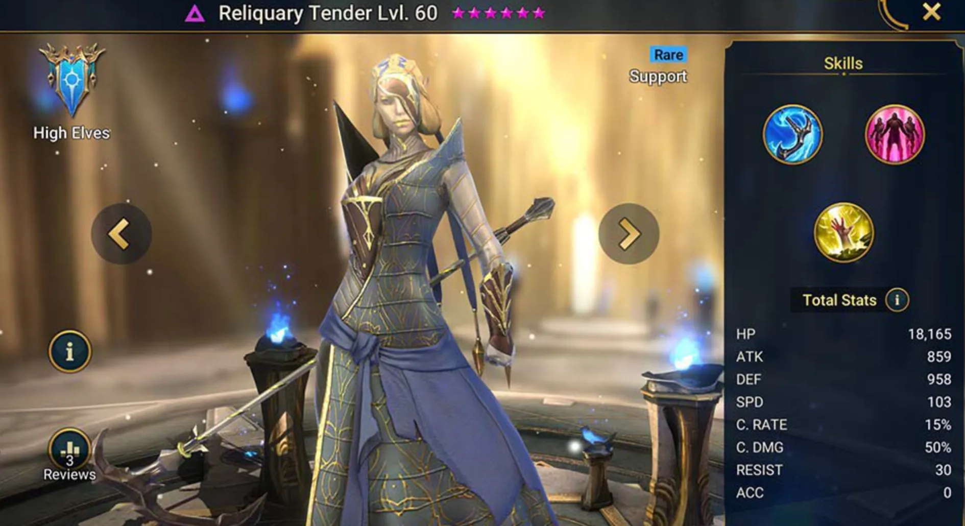 reliquary tender raid shadow legends